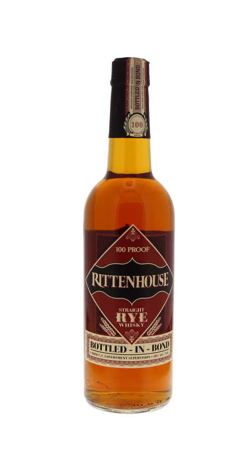 Rittenhouse, Bottled-in-Bond - 100 proof, Straight rye whiskey, États Unis, 0.70 Bourbon/Rye 50.0°