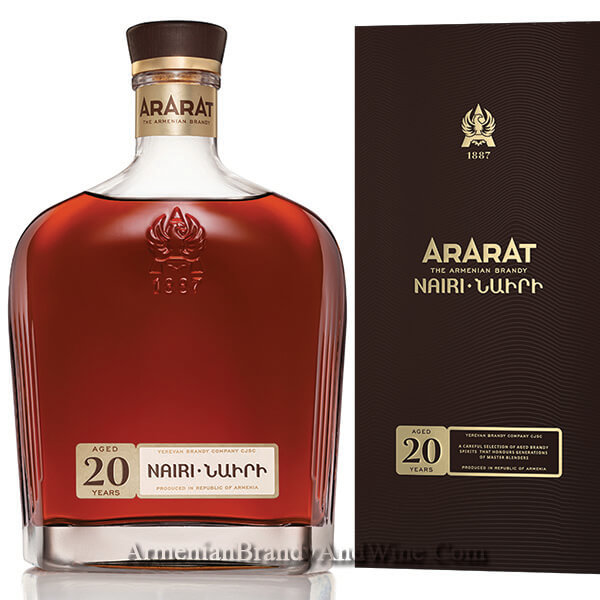 ARARAT, Nairi 20-year-old brandy , Brandy, Arménie, 0.5 Brandy/Cognac/Armagnac 40.0°