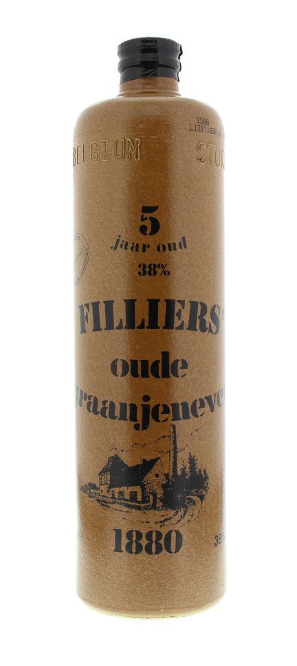 Filliers, 5 jaar graan jenever, Genièvre, Belgique, 0.70 Eau-de-vie 38.0°