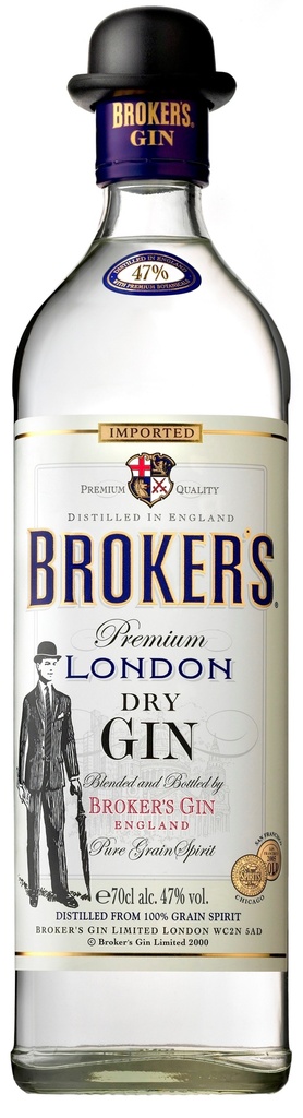 BROKER' S, London Dry Gin, Royaume-Uni, 0.70 Gin 40.0°