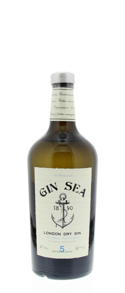 GIN SEA, GIN SEA 40°, London Dry Gin, Royaume-Uni, 0.70 Gin 40.0°