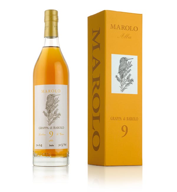 Marolo, grappa di Barolo 9, Grappa, Italie, 0.70 Eau-de-vie 50.0°