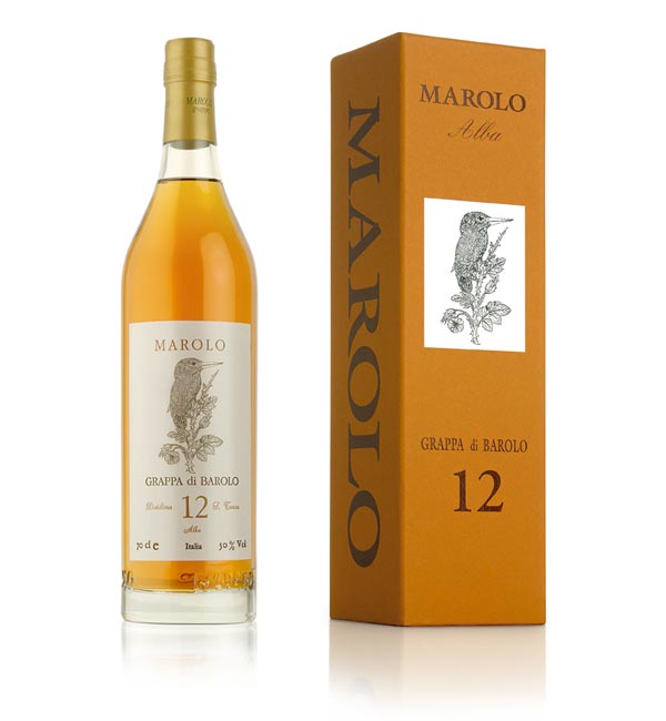 Marolo, grappa di Barolo 12, Grappa, Italie, 0.70 Eau-de-vie 50.0°