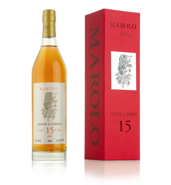 Marolo, grappa di Barolo 15, Grappa, Italie, 0.70 Eau-de-vie 50.0°