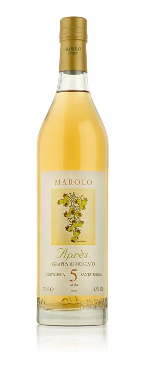 Marolo, grappa di Moscato 5 anni Après, Grappa, Italie, 0.70 Eau-de-vie 42.0°