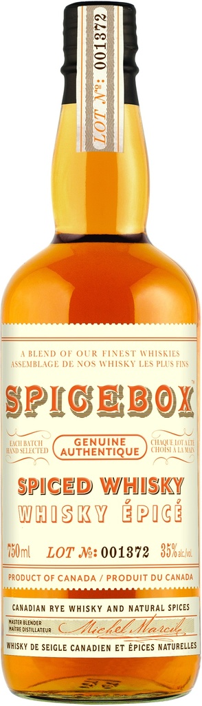 SPICEBOX, Spiced Whisky, Blended Whisky, Canada, 0.70 Whisky/Whiskey 37.0°