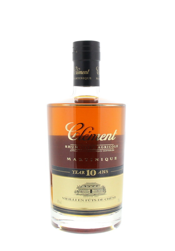 Clément, Clement 10 ans, Martinique, 0.70 Rhum/Rum/Ron 42.0°