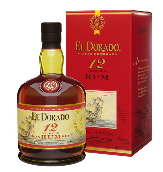 El Dorado, El Dorado 12 years, Guyane, 0.70 Rhum/Rum/Ron 40.0°