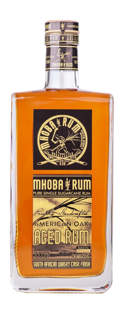 Mhoba, American Oak, Afrique du sud, 0.70 Rhum/Rum/Ron 43.0°