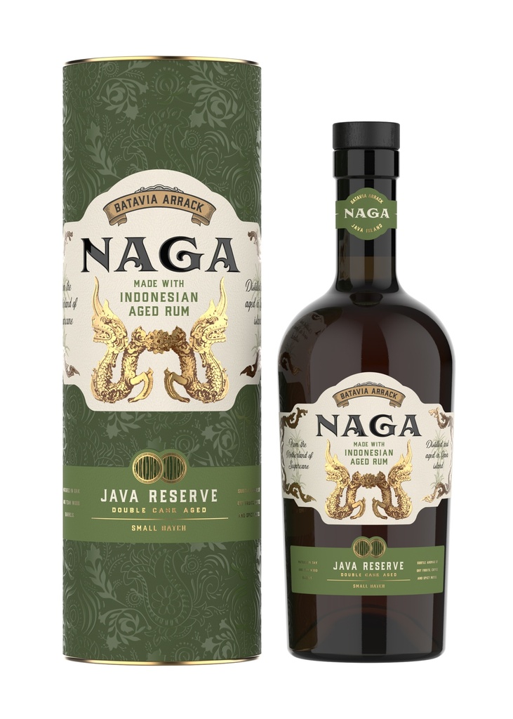 Naga, Cask Aged Rum, Indonésie, 0.70 Rhum/Rum/Ron 40.0°