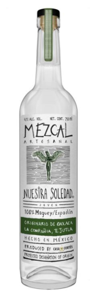 NUESTRA SOLEDAD, 100% Espadin - Santiago de Matatlán, Mexique, 0.70 Tequila/Mezcal 41.0°