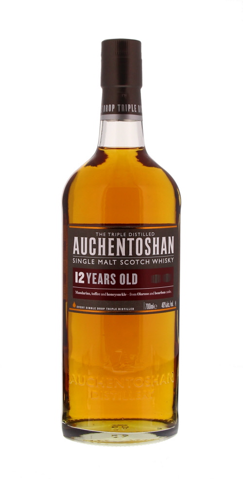 AUCHENTOSHAN, 12 years old, Single Malt Scotch Whisky, Ecosse, 0.70 Whisky/Whiskey 40.0°