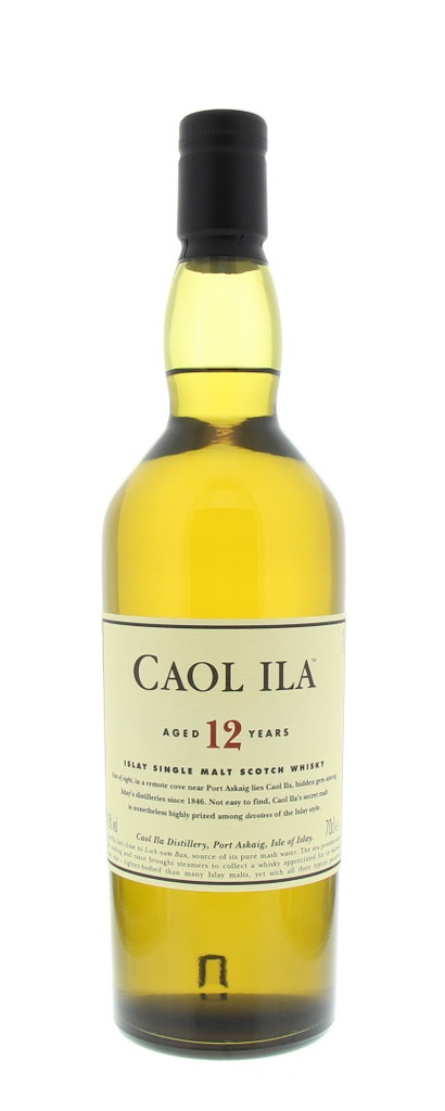 Distillerie Caol ila, 12 Year old, Single Malt Scotch Whisky, Ecosse, 0.70 Whisky/Whiskey 43.0°