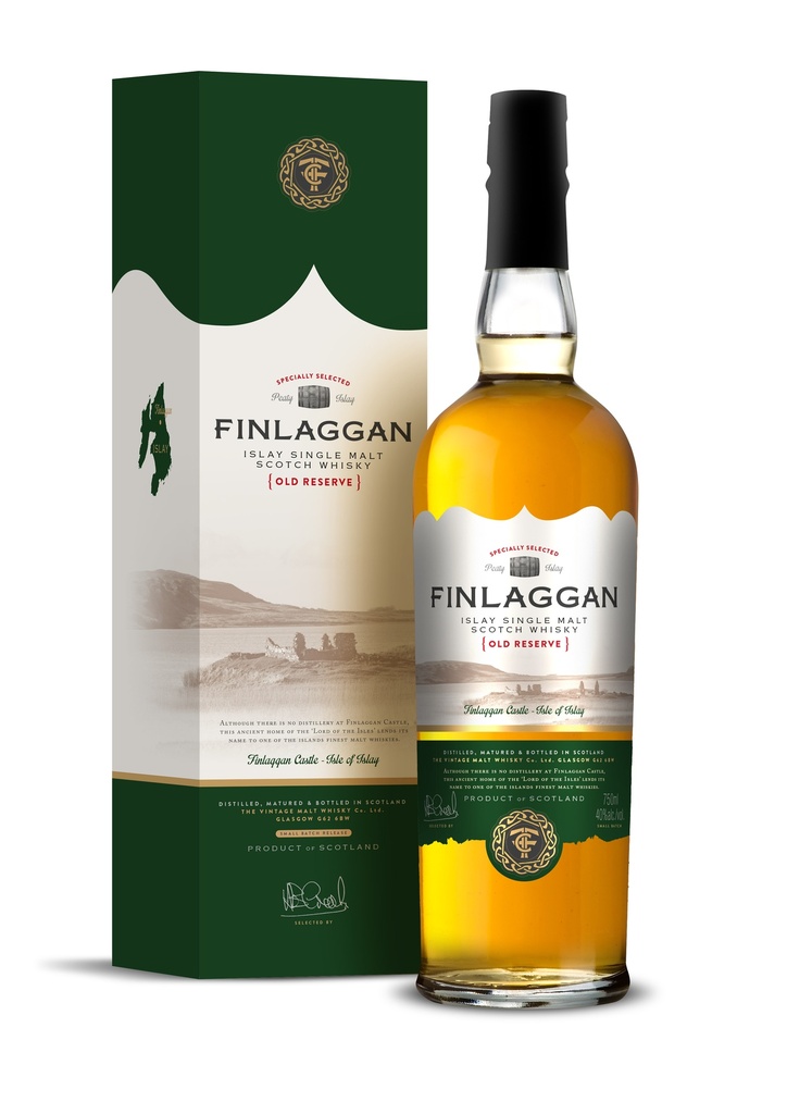 FINLAGGAN, Old reserve, Single Malt Scotch Whisky, Ecosse, 0.70 Whisky/Whiskey 40.0°