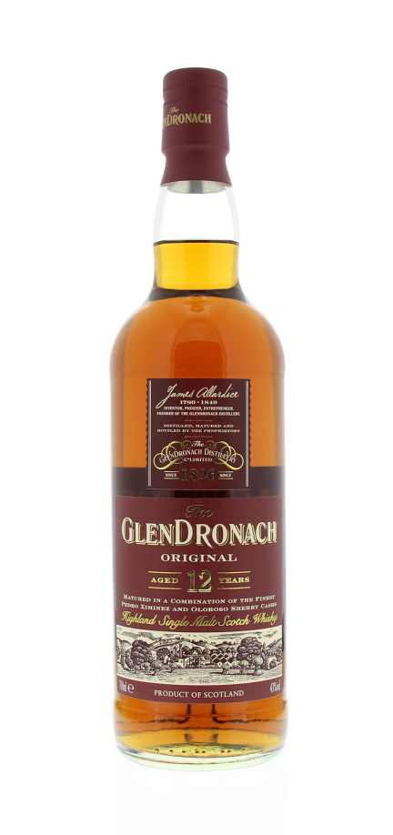 GLENDRONACH, 12 Year old, Single Malt Scotch Whisky, Ecosse, 0.70 Whisky/Whiskey 43.0°