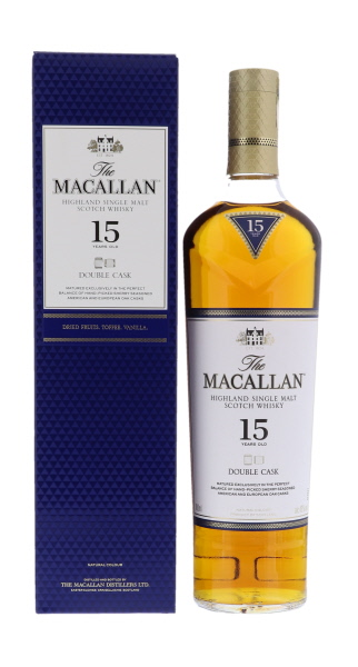 MACALLAN, 15 Year old Double Cask, Single Malt Scotch Whisky, Ecosse, 0.70 Whisky/Whiskey 43.0°