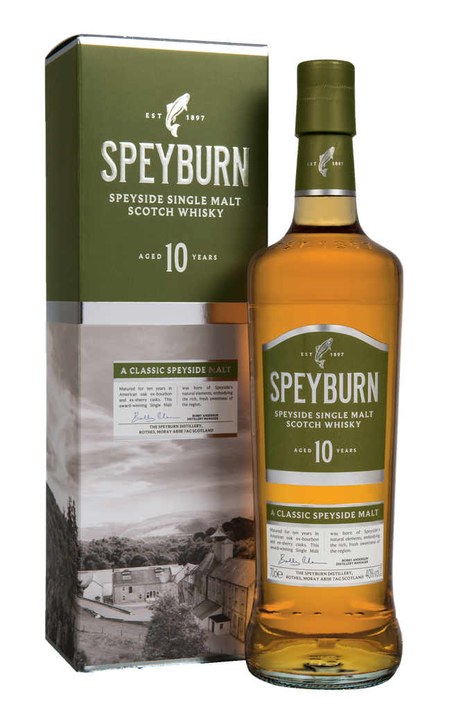 Speyburn, 10 year old Single Malt, Single Malt Scotch Whisky, Ecosse, 0.70 Whisky/Whiskey 40.0°