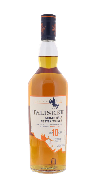 TALISKER, 10 year old Single Malt, Single Malt Scotch Whisky, Royaume-Uni, 0.70 45.8°