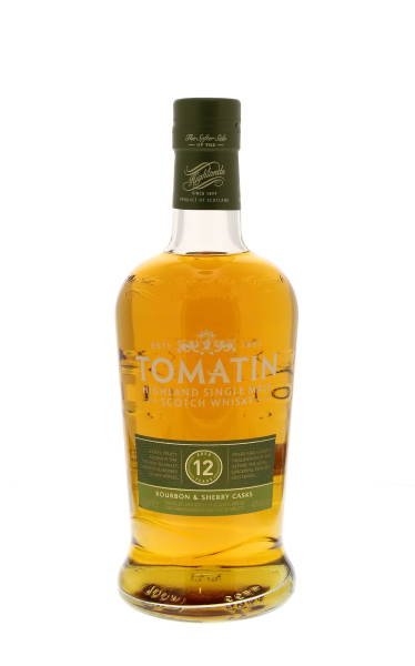 Tomatin, TOMATIN 12Y, Single Malt Scotch Whisky, Ecosse, 0.70 Whisky/Whiskey 43.0°