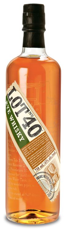 Lot°40, Rye, Rye Whiskey, Canada, Bourbon/Rye 43.0°