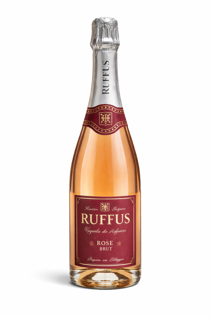 Ruffus, Rosé, Vin Mousseux de Qualité, Belgique, 0.75 Effervescent
