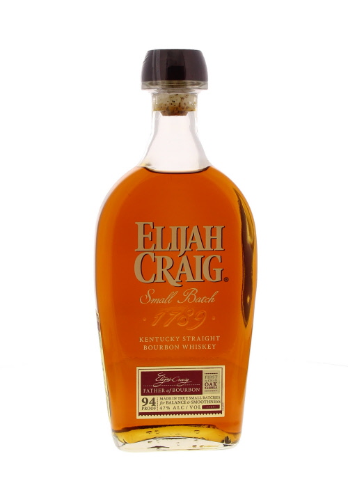 Elijah Craig, Small Batch, Kentucky Straight Bourbon, États Unis, 0.70 Bourbon/Rye 40.0°