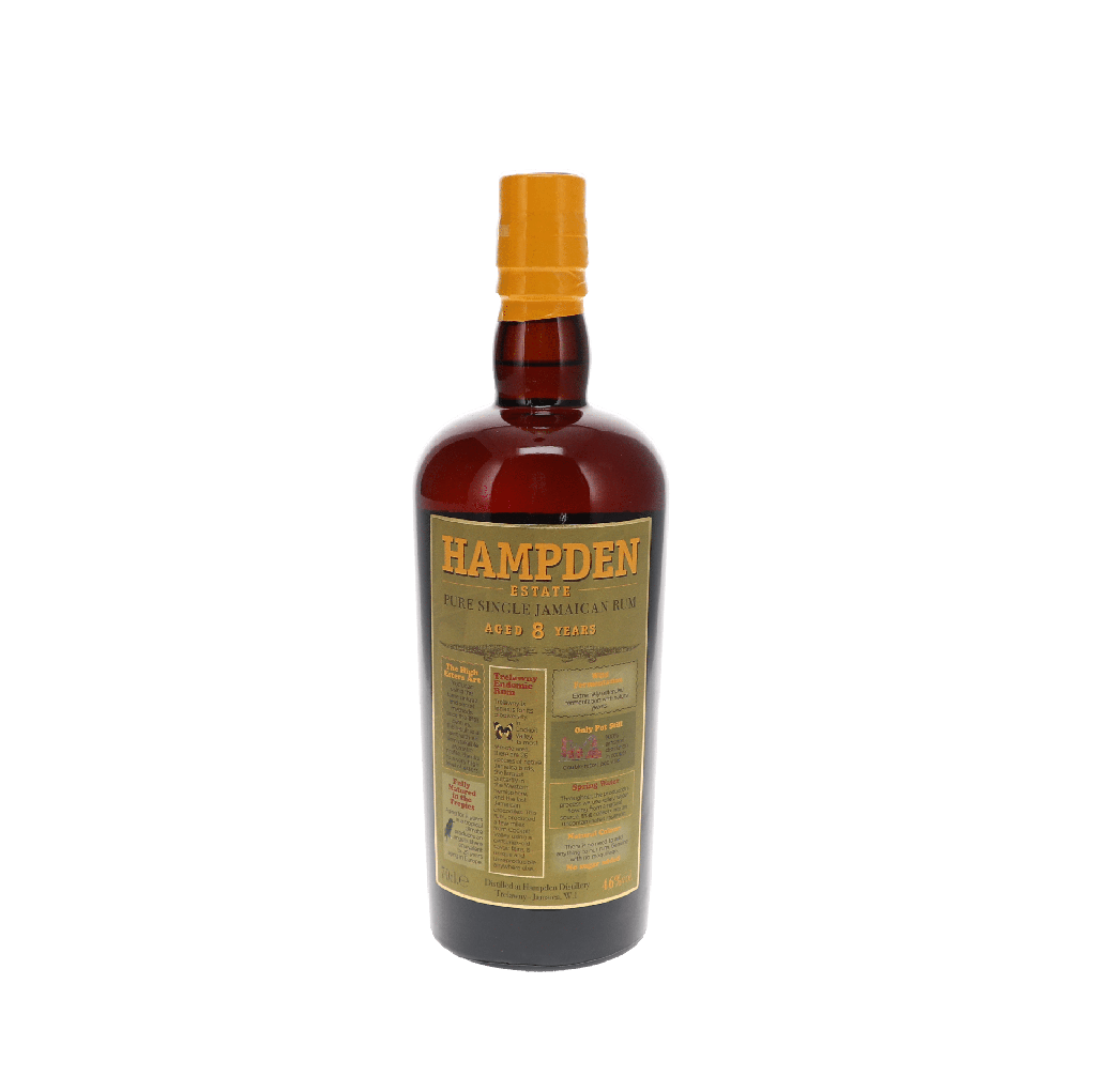 Hampden, Pure Single Jamaican Rum - 8 Years, Jamaïque, 0.70 Rhum/Rum/Ron 46.0°