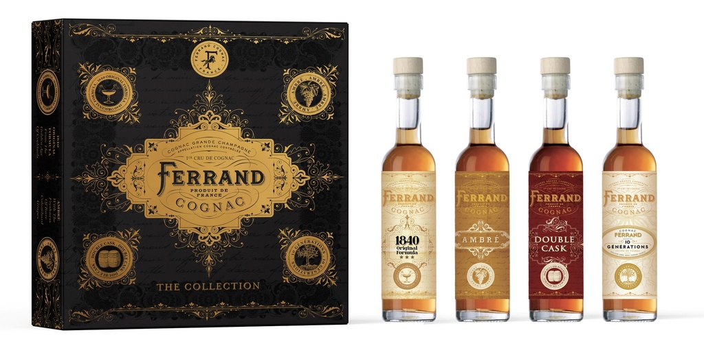 Maison Ferrand, Coffret Expérience 4x10 cl, Cognac, France, 0.1 Brandy/Cognac/Armagnac 43.32°