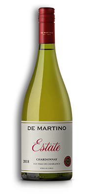 De Martino Estate, Tres Volcanes Chardonnay, 2018, D.O Valle de Limari, Chili, 0.75 Blanc