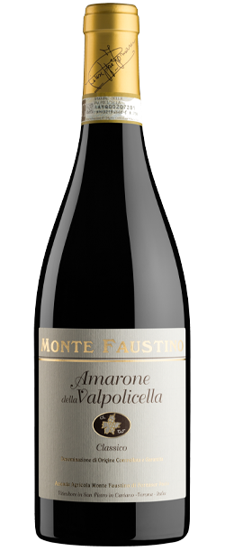 Monte Faustino, Amarone Classico, 2018, Amarone Della Valpolicella, Italie, 0.75 Rouge