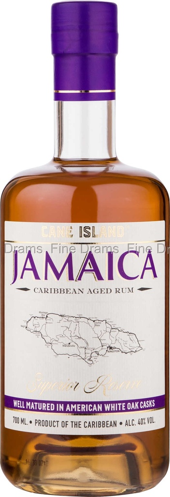 Cane Island, Jamaica, Jamaïque, 0.70 Rhum/Rum/Ron 40.0°