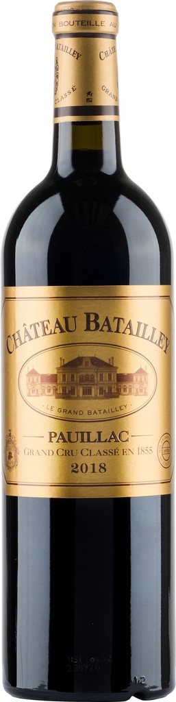 Château Batailley, 2018, Pauillac, France, 0.75 Rouge