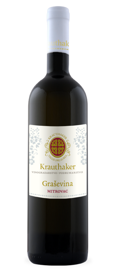 Krauthaker, Grasevina Mitrovac, 2022, Croatie, 0.75 Blanc