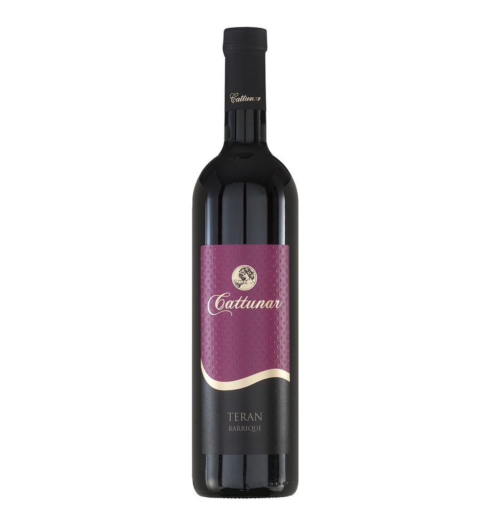 Cattunar, Teran Barrique, 2007, Croatie, 0.75 Rouge