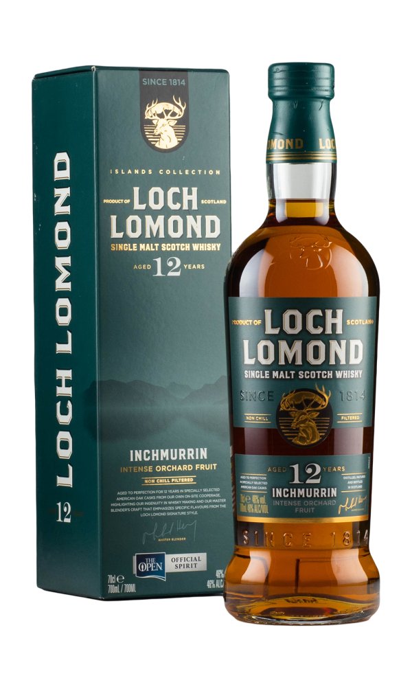 Loch lomond, Inchmurrin - 12 Years Old, Single Malt Scotch Whisky, Ecosse, 0.70 Whisky/Whiskey 46.0°