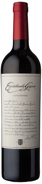 Bodegas Escorihuela, Sangiovese, 2022, Mendoza, Argentine, 0.75 Rouge