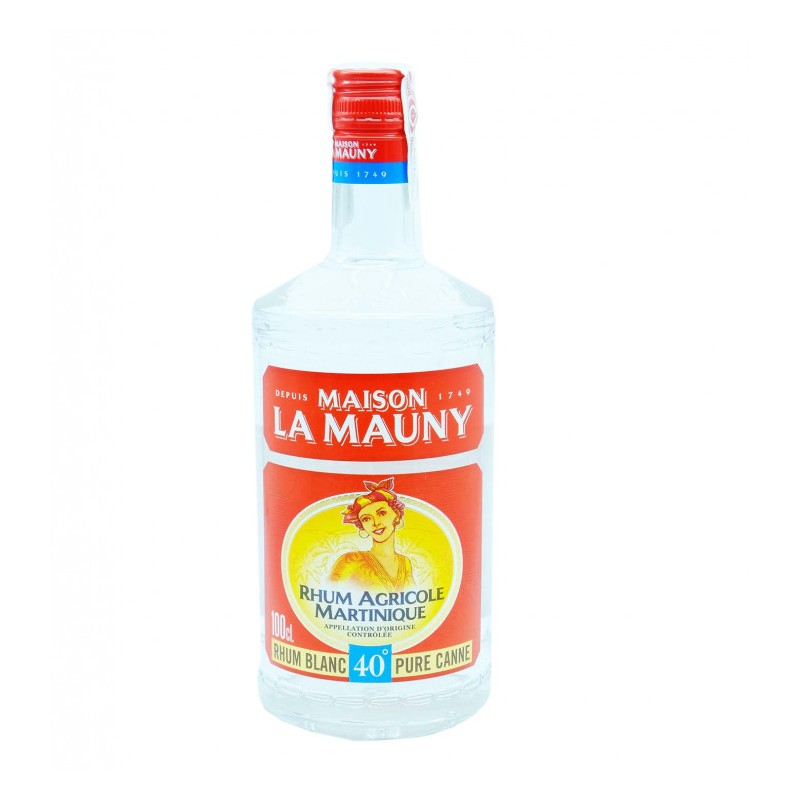 La Mauny, Rhum Blanc Agricole, Rhum Agricole Blanc, Martinique, 0.70 Rhum/Rum/Ron