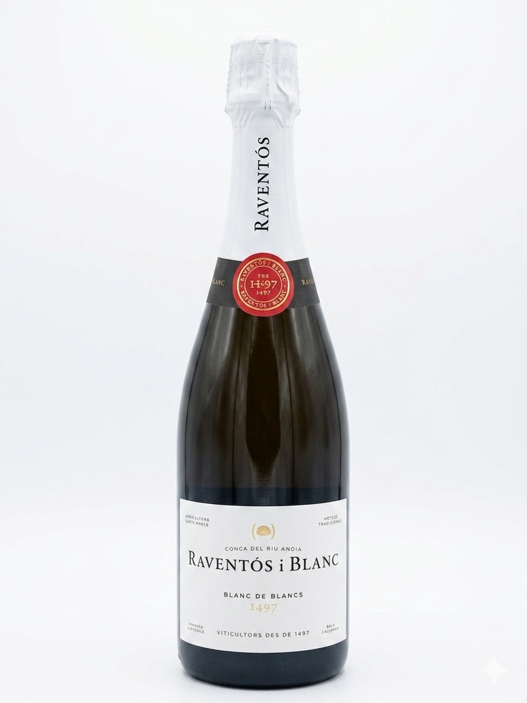Raventos i Blanc, Blanc De Blancs, 2018, Conca del Riu Anoia, Espagne, 0.75 Effervescent