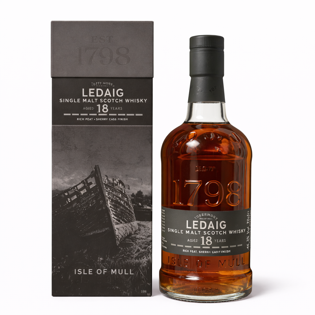 Ledaig, 18 ans, Single Malt Scotch Whisky, Ecosse, 0.70 Whisky/Whiskey
