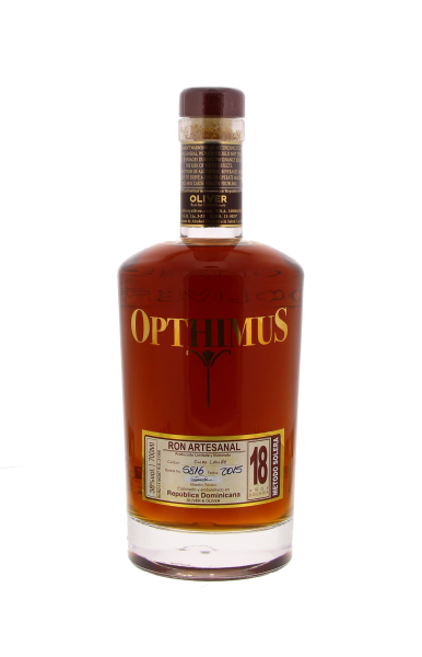 Opthimus, 15 ans, République Dominicaine, 0.70 Rhum/Rum/Ron 38.0°