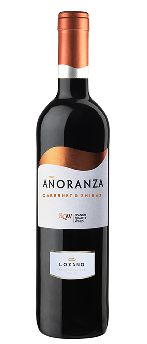 Bodegas Lozano Añoranza, Cabernet Sauvignon Shiraz, 2023, La Mancha DO, Espagne, 0.75 Rouge