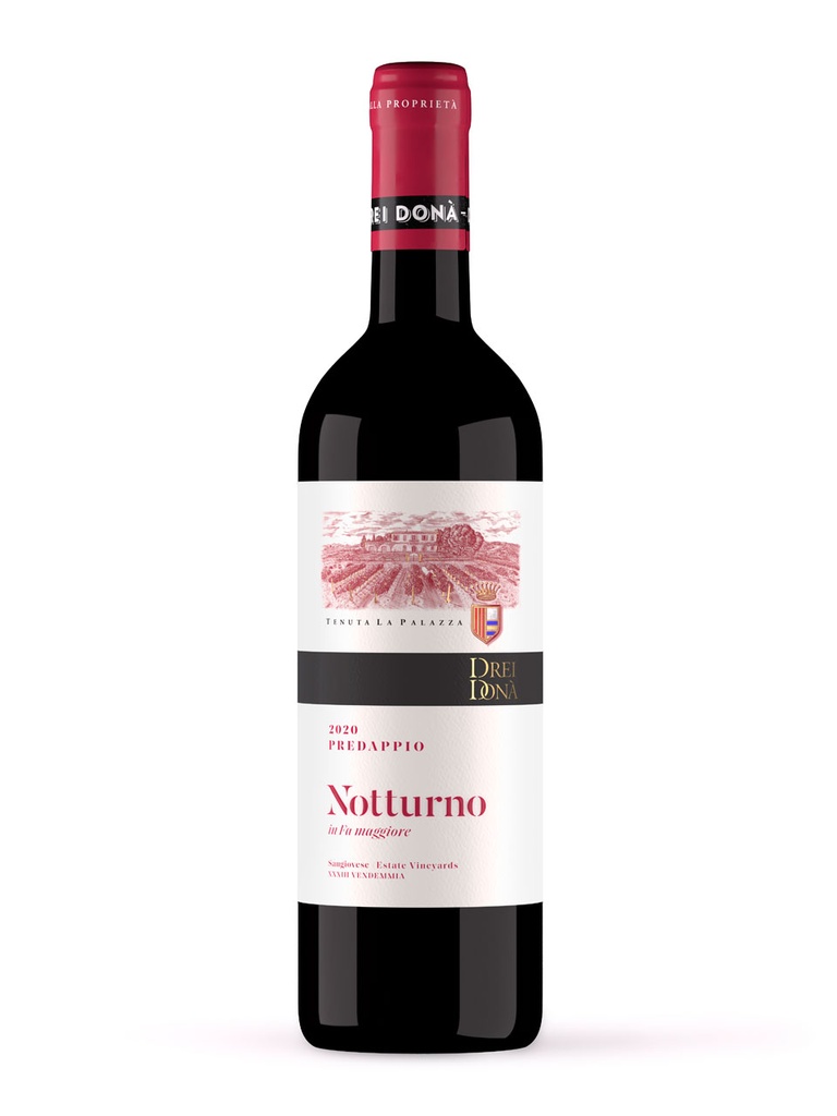 Drei Donà - Tenuta La Palazza, Notturno, 2022, DOC Romagna Sangiovese Predappio, Italie, 0.75 Rouge