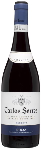 Carlos Serres, Reserva, 2018, DOC Rioja, Espagne, 0.75 Rouge