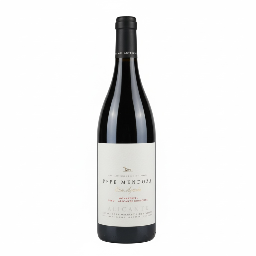 Pepe Mendoza, Monastrell - Giró - Alicante Bouschét, 2023, D.O Alicante, Espagne, 0.75 Blanc
