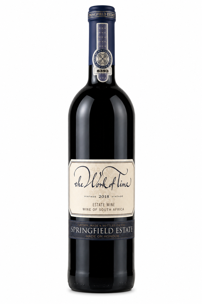 Springfield Estate, The Work of Time cabernet/merlot, 2018, Robertson, Afrique du sud, 0.75 Rouge (copie)