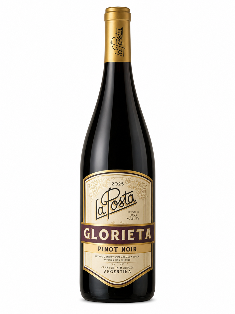 La Posta Vineyards, Glorieta Pinot Noir, 2025, Mendoza, Argentine, 0.75 Rouge