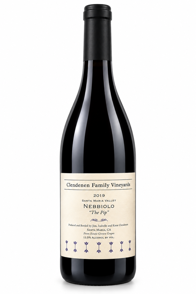 Jim Clendenen - Au Bon Climat, Nebbiolo "The Pip", 2019, Santa Marie Valley California, États Unis, 0.70 Rouge